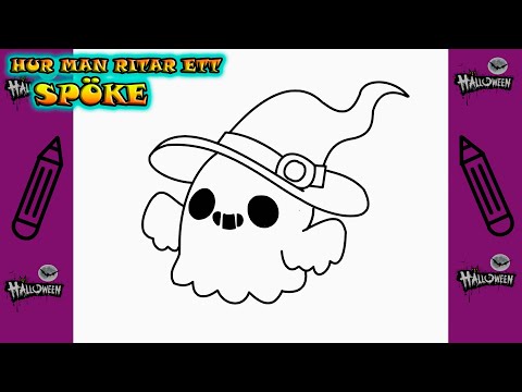 👻 How to Draw A HALLOWEEN GHOST | Draw It Yourself | Learn to Draw Easily