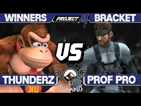 Olympus - ThundeRzReiGN (Donkey Kong) vs Professor Pro (Snake) - PM Winners - Project M