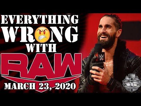 WWE Raw 3/23/20 Full Show Results | WWE Raw Review March 23 | Raw March 23 2020 Highlights