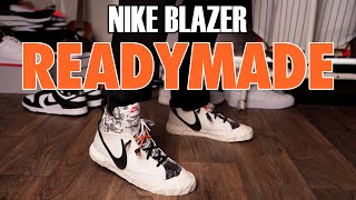 ReadyMade Nike Blazer Mid Review & On Feet (White Colorway)