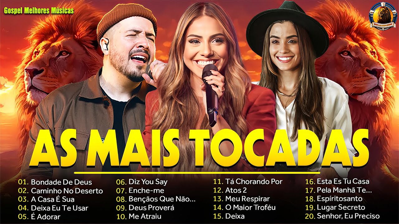 Melhores Hinos Gospel Con Letras 2025 - Bondade de Deus,Diz,Caminho no Deserto,Tá Chorando Por Quê