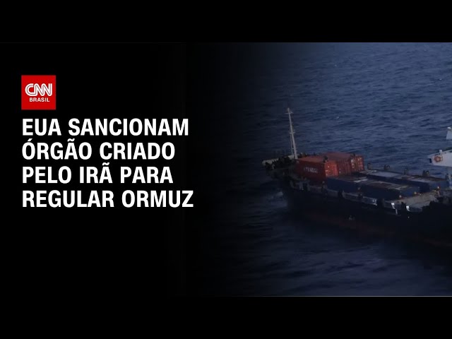 Autoridade do Irã reguladora de Ormuz é sancionada pelos EUA | LIVE CNN