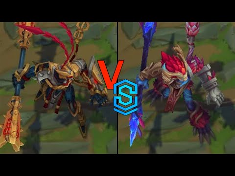 Mecha Kingdoms Wukong VS Elderwood Wukong