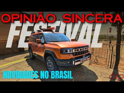 Carros NOVOS no Festival Interlagos: BYD, Jetour, Fiat, Jeep, RAM, Ford, Mitsubishi, Volvo, BMW