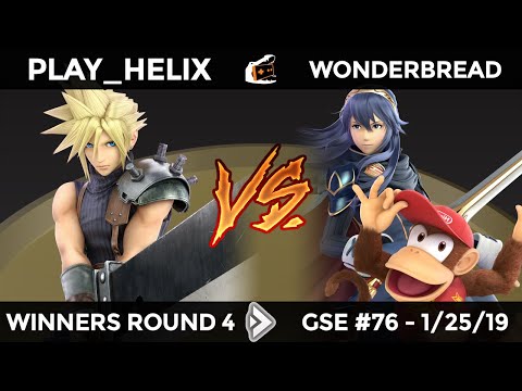 GSE #76 - Play_Helix (Cloud) vs RECTIFY WonderBread (Lucina/Diddy Kong) - Winners Round 4