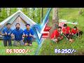 Low To High Budget Survival Camping Challenge Camping പണക്കാരും പാവങ്ങ