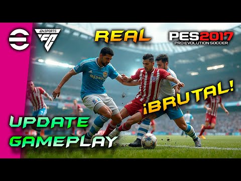 Nueva JUGABILIDAD Realista Actualizado 25-26 / GAMEPLAY MOD Update / TUTORIAL / Pes 2017 PC