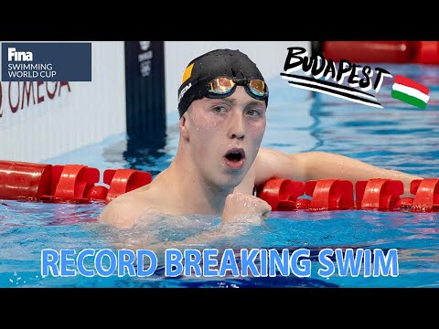 First Irishman too... | FINA World Cup Budapest 2021