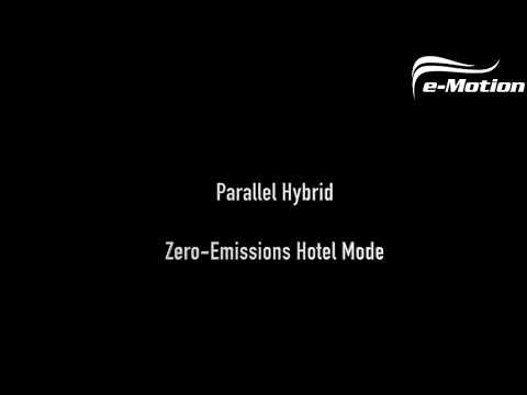 e-Motion Parallel Hybrid Zero Emissions Hotel Mode