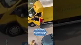 Download lagu DHL-Mitarbeiter greift Frau und Mann bei Paketlieferung an | RTL WEST mp3