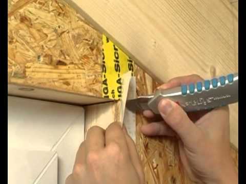 SIGA Corvum 30/30 - Sealing the outside corner airtightly