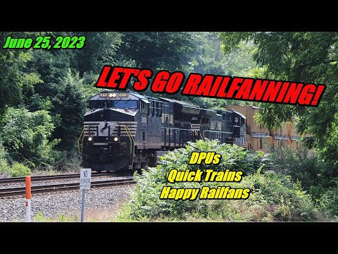 Searching for HUs - Got Nice Quick Trains Instead - Cleversburg Junction, PA - June 25, 2023