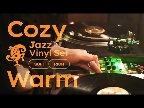 Cozy Warm Jazz Vinyl Set // Soft & Rich  [60min / 4K]