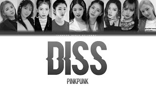Download lagu PINKPUNK - 'DISS' (if BLACKPINK debuted with 9 members) (Color Lyrics Eng/Rom/Han) mp3