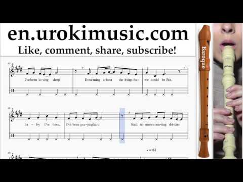 How to Play Recorder B. OneRepublic - Counting Stars Part#2 Melody School Learn Class Course