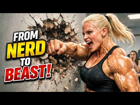From Skinny Student to MONSTER Female Bodybuilder  | Ultimate Muscle Transformation | Muscle squad