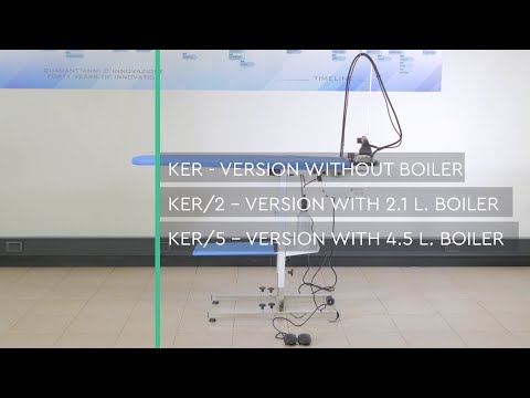 Ker, Foldable Ironing Boards with Adjustable Height - Battistella