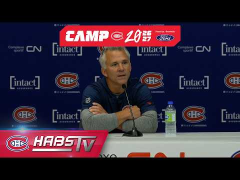 Thumbnail for Martin St-Louis addresses the media at training camp | PRESS CONFERENCE by Head