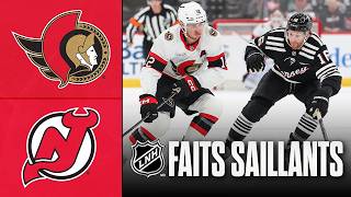 Sénateurs vs Devils 12/04/26 | Faits saillants