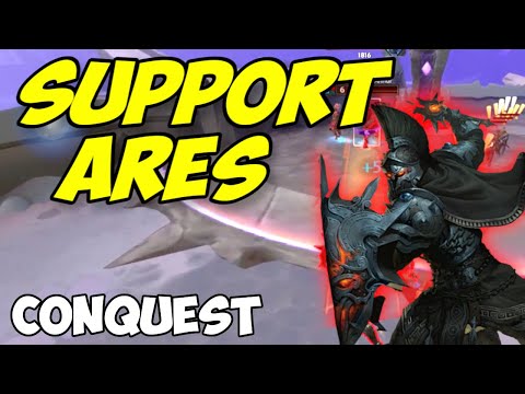 Ares Support, Hitting Chains Winning Games! | SMITE | Conquest