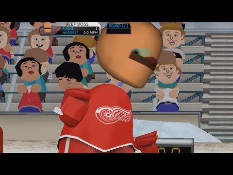 NHL 2K10 wii raging and funny moments