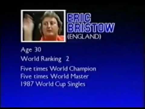 1987 Darts World Masters Eric Bristow v Lars erik Karlsson   last 16
