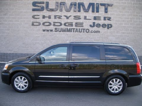 2013 CHRYSLER TOWN & COUNTRY BRILLIANT BLACK MINIVAN WALKAROUND $14,999 SOLD! 7C128A