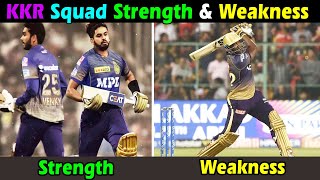 Kolkata Knight Riders KKR Full Squad Strength & Weakness । कोलकाता नाइट राइडर्स की ताकत और कमज़ोरी