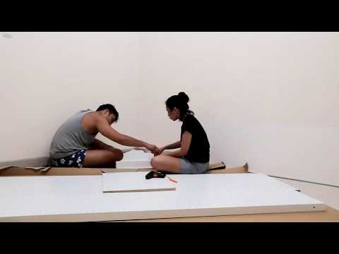 IKEA PAX CORNER WARDROBE installation