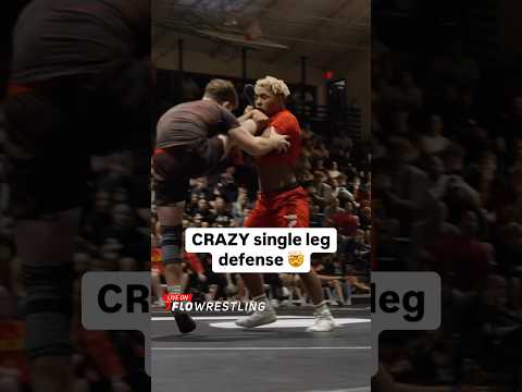 CRAZY single leg defense 🤯🤯