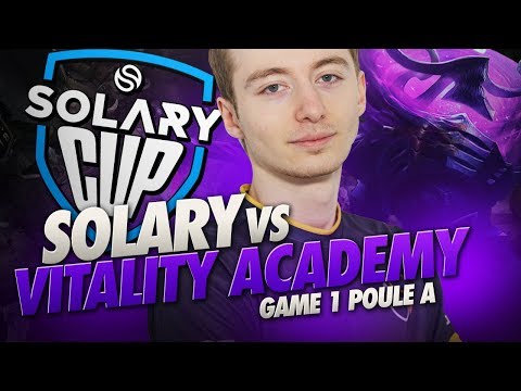 SOLARY VS VITALITY ACADEMY - SOLARY CUP - GAME 1 POULE A