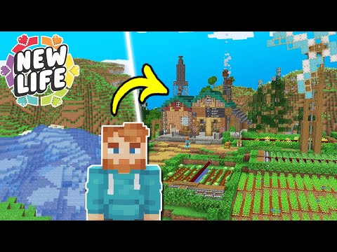 I Built a MASSIVE FARM in Minecraft Survival : New Life SMP