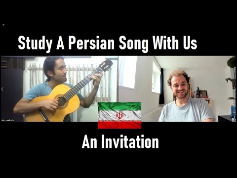 Study A Persian Song With Us - An Invitation - Persian day 180