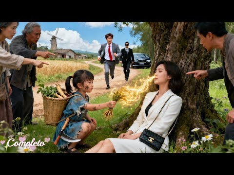 Órfã rejeitada salva mulher moribunda com erva medicinal,sem saber q é CEO bilionária.Destino mudou!