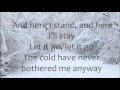 Demi Lovato - Let it Go LYRICS (Frozen) 