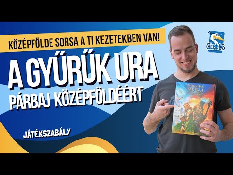 A Gyűrűk Ura - Párbaj Középföldéért játékszabály - Gémklub
