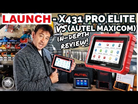 Launch X431 Pro Elite VS Autel Maxicom MK808 - Full In-depth Live Testing Review.