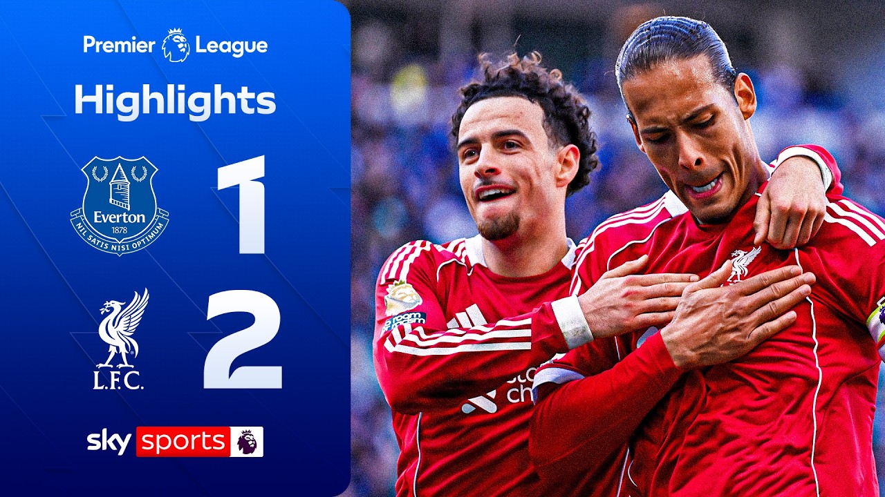 Van Dijk scores 100th minute winner! 😱 | Everton 1-2 Liverpool | Premier League Highlights