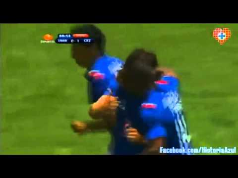 Gol del Tanque Pavone a los Pumas   Cruz Azul 1 0 Pumas   YouTube