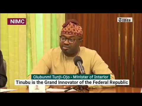 Minister Tunji Ojo highlights integration of Nigeria's identity management systems 