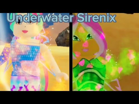 Winx transformation Underwater sirenix (Angelix club version)
