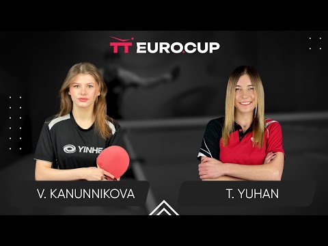 10:20 Vasylysa Kanunnikova - Tetiana Yuhan 25.07.2024 TT Euro.Cup Women Ukraine Star. TABLE 3