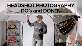 The DO's and DONT's for Headshot Photography (A Complete Walkthrough)