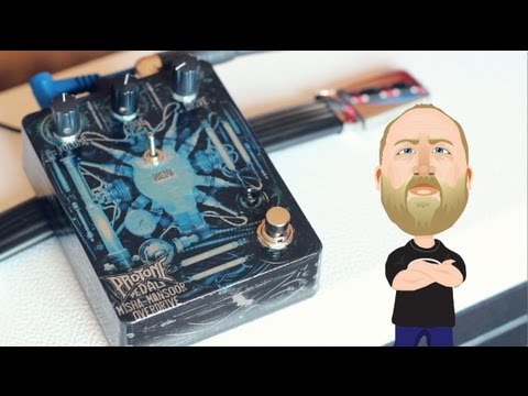 Pro Tone Pedals Misha Bulb Mansoor Overdrive (Autographed) - Limited Edition 2013 - Blue image 7
