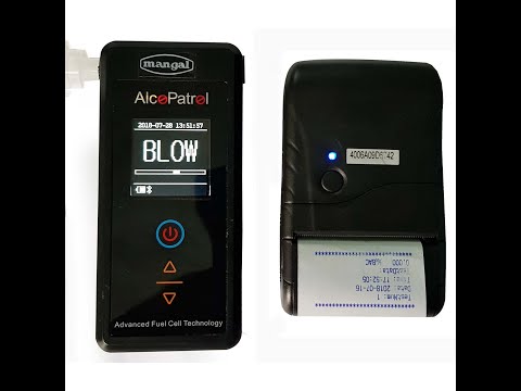 Mangal AlcoPatrol PT100P Breath Alcohol Analyser