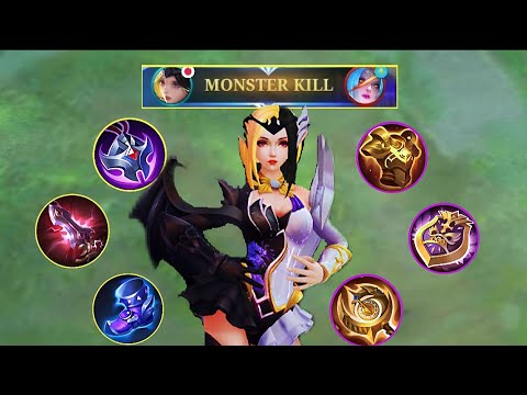 LUNOX PURPLE💜AND YELLOW💛BUILD IS BACK! Lunox Gameplay no skin✨