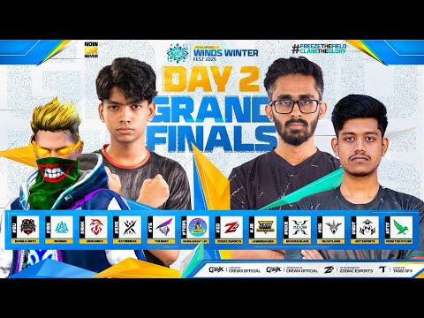 [🔴LIVE ] DAY×2 WINDS WINTER FEST | GRAND FINAL | CREWX OFFICIAL