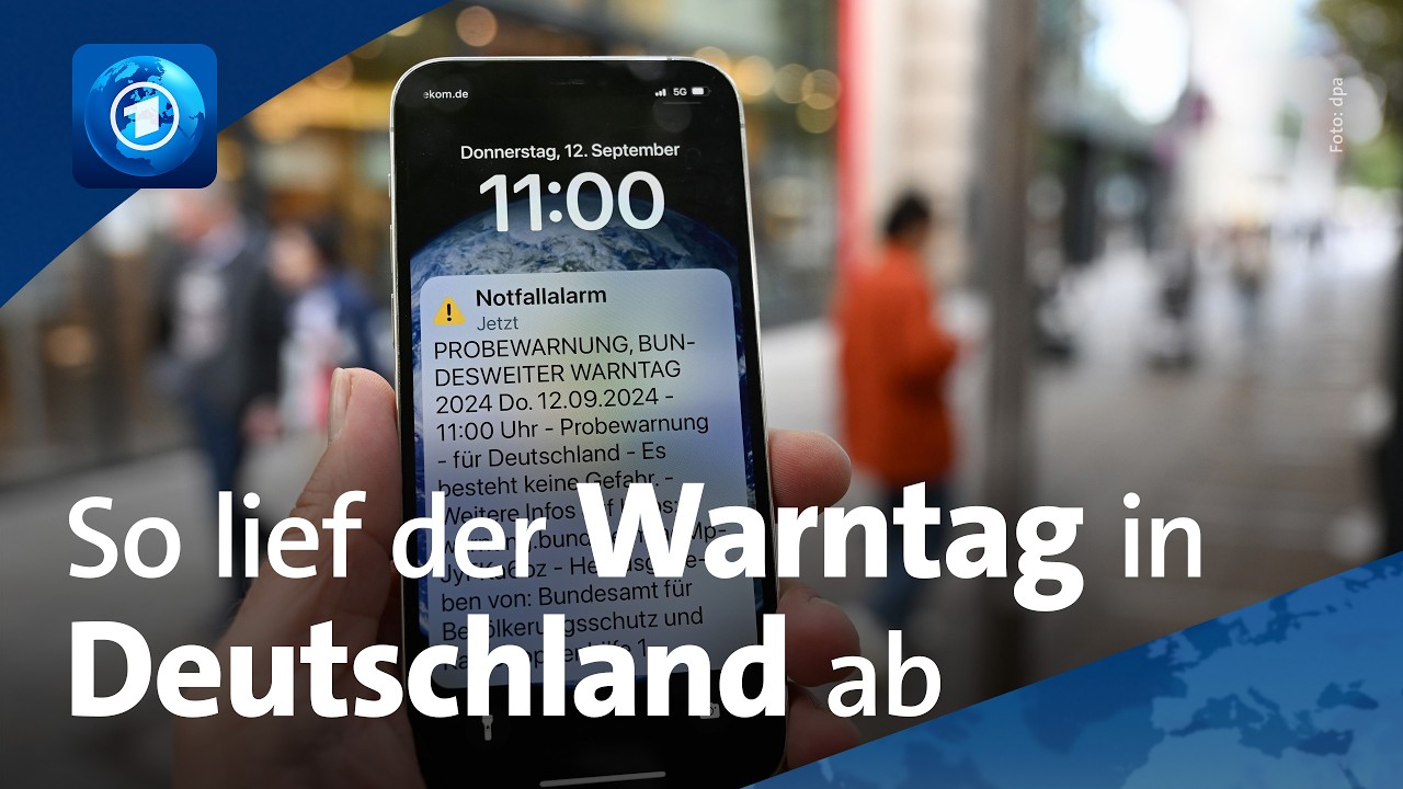 Wichtig für den Ernstfall: So lief der Warntag in Deutschland