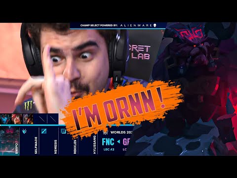 Bwipo Ornn! 🐐  Fnatic vs GenG ❗ Worlds LoL