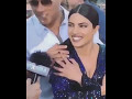 Awww Priyanka Chopra Gets A Kiss From The Rock On The Red Carpet Baywatch Premiere